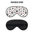 thumbnail image 2 of PAYOHTO Dog Paw Cat Paw Puppy Foot Print Soft Sleep Mask Comfort Pure Silk Eye Cover for Travel Office Camping, 2 of 7
