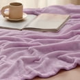 thumbnail image 4 of Manta polar Blanket Bedsure XL, color morado claro, 300 g/m², 130 x 180 cm, 4 of 7