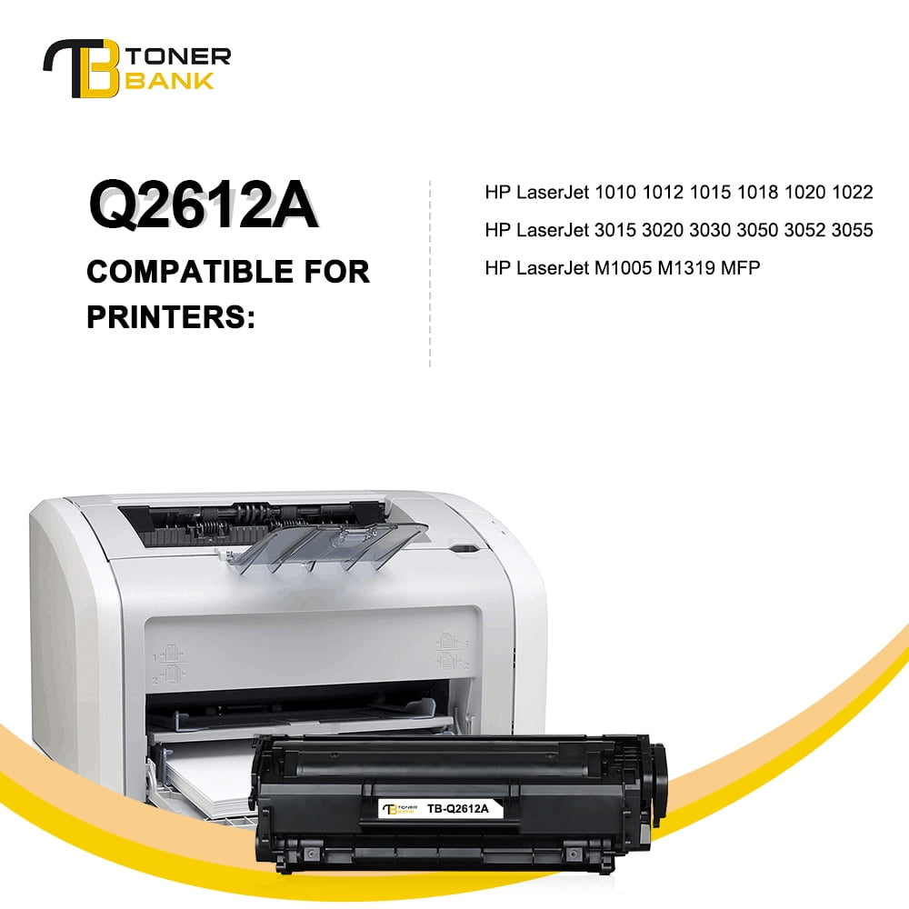 12A Black Toner Cartridge Compatible for HP 12A (Q2612D) Q2612A