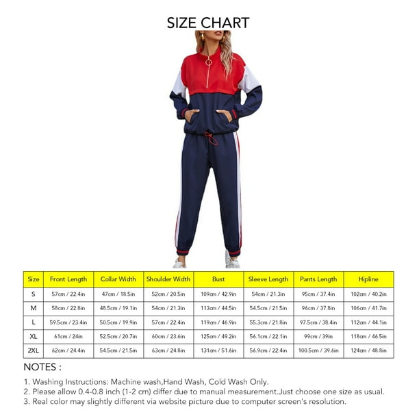Traje deportivo para mujer traje deportivo con bloques de color trajes deportivos con cremallera para mujer trajes de dos piezas lo mejor de la linea Bodega Aurrera en linea