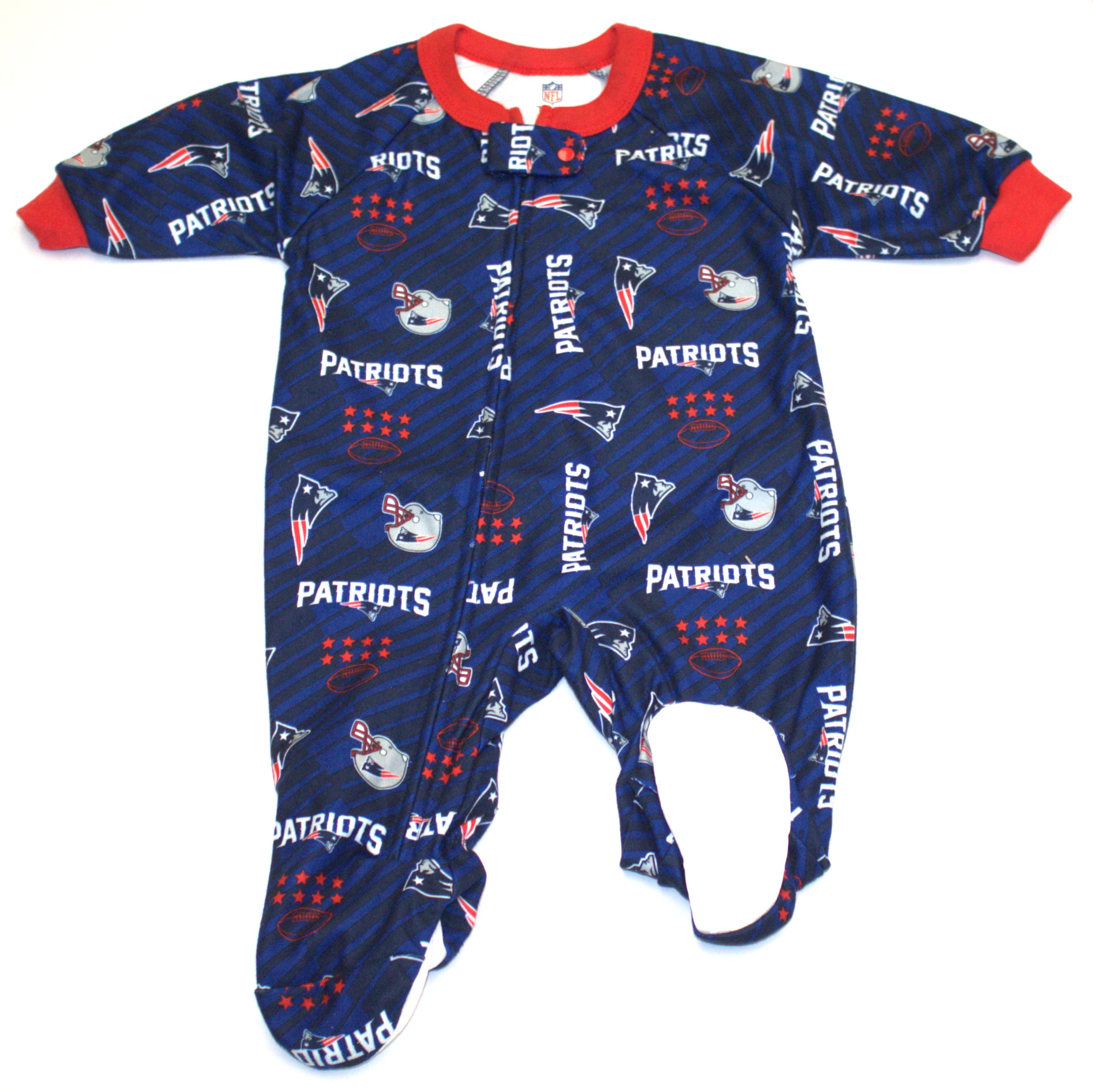 NFL New England Patriots Micro Fleece Blanket Sleeper ...