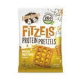 thumbnail image 6 of Lenny & Larry's Fitzels Protein Pretzels Snack, Boujie Mustard, 20g of Protein, 8 Pack, 6 of 7