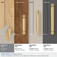 thumbnail image 3 of Amerock Balon 2 inch (51mm) Length Champagne Bronze Cabinet Knob, 3 of 6