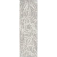 thumbnail image 2 of Nourison CK950 Rush Abstract Grey Ivory 2'3" x 7'3" Area Rug (2x7), 2 of 6