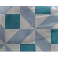 thumbnail image 4 of oneOone Georgette Viscose Fabric Triangle|Parallelogram & Square Geometric Printed Fabric 1 Yard 42 Inch Wide, 4 of 4