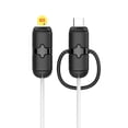 thumbnail image 4 of Protector de cable de silicona Bite Cord Sleeve Wire Winder (Negro para iluminación) WDOplteas Para estrenar, 4 of 4