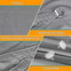 thumbnail image 3 of Vela de Sombra Rectangular Impermeable 3x4M Vela de Sombra Rectángulo Resistente y Transpirable 160GSM Toldo de Vela con Bloque UV para Patio Patio Trasero Césped Jardín Terraza Arena Actividades al, 3 of 5
