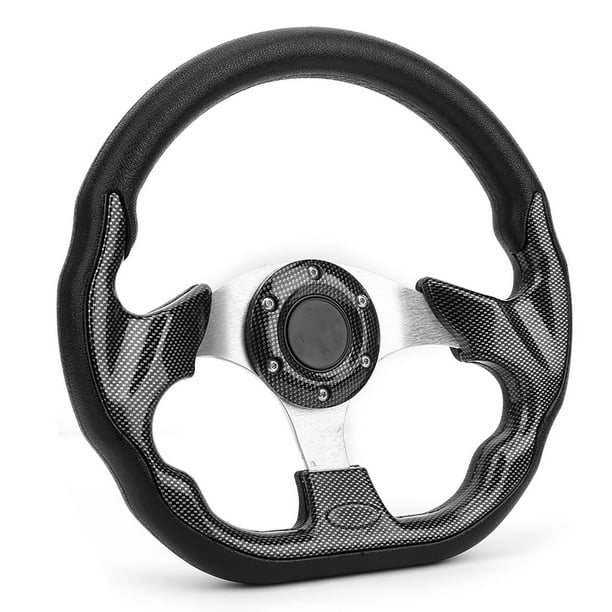 Volante, volante de carreras universal de 320 mm, volante mejorado con acabado de lujo