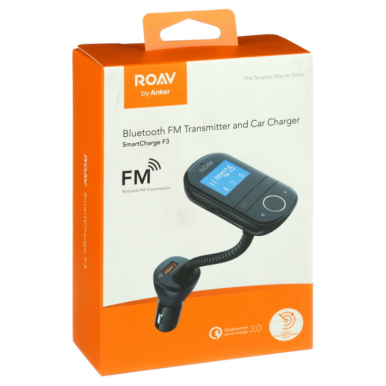 ROAV Roav F3 BT-FM Transmitter, Black, R5132Z11 - Walmart.com