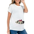 thumbnail image 7 of Edvintorg Harajuku Fashion Pregnant Woman Clothes Cute Kawaii Print Short Sleeve Casual Oversized T Shirt Maternity Clothes Pregnancy Shirts, 7 of 7