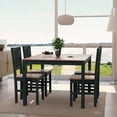 thumbnail image 2 of Giantex Set of 4 Dining Chair Set, Dining Room Side Chair w/Ergonomic Backrest & Large Seat, Multifunctional Wooden Armless Chair for Office Living Room Dining Room Kitchen, 2 of 8