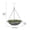 D, variant on Hanging Birdbath Bird Feeder for Outdoor, Cute Metal Bird Bath Bowl with Chain, Backyard Birdbath Garden Decor (E)