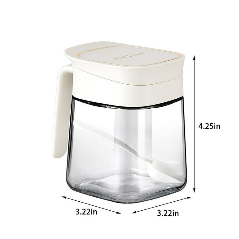 2023 Summer Savings! WJSXC Kitchen Supplies Clearance, Kitchen Seasoning  Containers Glass Spice Jars Container Transparent Sealed Storage Seasoning