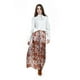 thumbnail image 1 of Falda satinada estampado vaca Roman Fashion /Juvenil, 7064 (Cafe) cafe M, 1 of 5