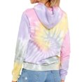 thumbnail image 4 of Sexy Dance Women Hoodie Sweatshirts Casual Tunic Long Sleeve Tie Dye Pullover with Drawstring and Pocket, 4 of 4