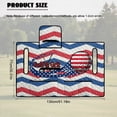 thumbnail image 7 of HUIACONG US Flag Golf Golf Cart Covers Seat Anti-Slip 4 Pocket Golf Cart Covers Seat Club Car Portable Breathable Fit Most Cars EZGO Yamaha Club Car, 7 of 7