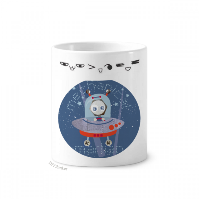 Universo y extranjero los viajes espaciales Taza de cepillo de dientes