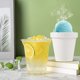 thumbnail image 5 of Vasos de plástico de 200 ml con tapa - Juego de 5 recipientes reutilizables glaseados para helado, postres, bebidas y mascarillas faciales (rosa, blanco, verde, amarillo), 5 of 8