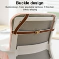 thumbnail image 4 of Eurhowing Thick Seat Cushion with Backrest, Velvet Back & Butt Support Office Chair Cushion, Chair Pad for Home Office, Pink, 4 of 12