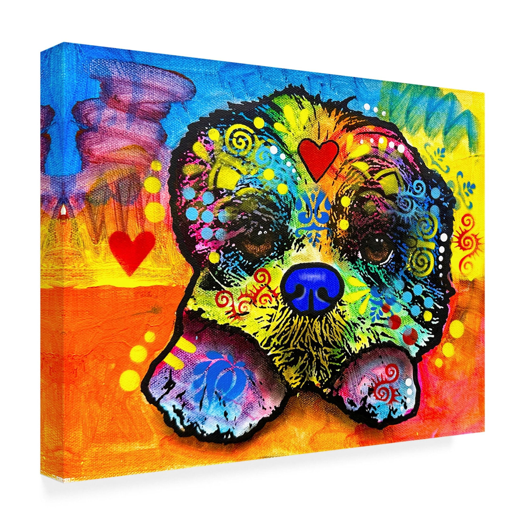 Canvas Wall Art - Dean Russo- Exclusive 'Lazy' Wall Art for Living Room, Bedroom, or Office Décor by Trademark Fine Art - 19 x 14 Inches