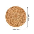thumbnail image 2 of OUNONA  Decorative Dining Tables Insulation Pads Place Mat Home Decoration, 2 of 8
