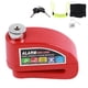thumbnail image 1 of Kit de bloqueo de freno de disco a prueba de agua, protección de alarma de seguridad antirrobo de 110dB para motocicleta y bicicleta (rojo), 1 of 8