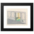 thumbnail image 2 of Winold Reiss 14x12 Black Modern Framed Museum Art Print Titled - Designs for the Tavern Club, 333 Michigan Avenue, Chicago, Illinois.) (Sketch for Foyer and Bay Window (1928), 2 of 5