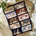 thumbnail image 7 of Cute Blanket Gifts for Girls - 50x60 Inches Cartoon Throw Blanket for Kids Teens - Soft Flannel Throws for Casual - Black Blankets for Couch Sofa Bed, 7 of 7