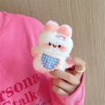 thumbnail image 1 of Funda de silicona para auriculares para Apple Airpods Rabbit Fluffy Dog Cute Cartoon Cover Sauna Phone casos de carga 3 2 1 Pro 2 zhangmengya LED, 1 of 2