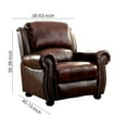 thumbnail image 4 of Turton Transitional Single Chair, Brown Finish, 4 of 4