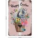 thumbnail image 2 of Letreros de metal vintage con diseño de conejo de Pascua, flores y huevos de Pascua, decoración para el hogar, letrero de hojalata de metal de 12 x 8 pulgadas, 2 of 7