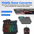 thumbnail image 3 of Gaming Keyboard Mouse Adapter, Gaming Mouse Plug and Play Silent Gaming Keyboard High Sensitivity Keyboard Mouse Converter  for Mobile Games, 3 of 7