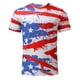 thumbnail image 4 of Playeras Deportivas De Verano Para Hombre, Moda Informal, Cuello Redondo, Impresión Digital 3D, Día De La Independencia, Camiseta De Manga Corta, 4 of 5