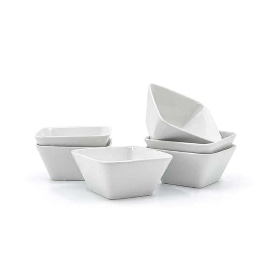 Petit bol carré Hometrends, ensemble de 6