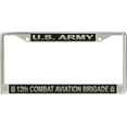 thumbnail image 1 of U.S. Army 12th Aviation Brigade License Plate Frame, 1 of 1