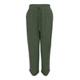 thumbnail image 4 of Womens High Waisted Work Pants with Pockets, Comfortable Stretchy Office Trousers for Business Casual Travel and Everyday Wear, 4 of 6