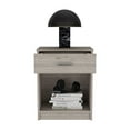 thumbnail image 7 of Coco Nightstand with Drawer and Shelf - Light Gray, Modern Bedroom Furniture, 7 of 7