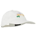 thumbnail image 5 of Mississippi State Flower Embroidered Washed Cap - White OSFM, 5 of 5