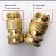 thumbnail image 4 of Eigraketly Conector de grifo de manguera, conexión de latón firme, pieza de repuesto, adaptadores de conexión simples de alta eficiencia, adaptador de Herramientas y ferretería Tipo 2 Eigraketly TO007908-02, 4 of 6