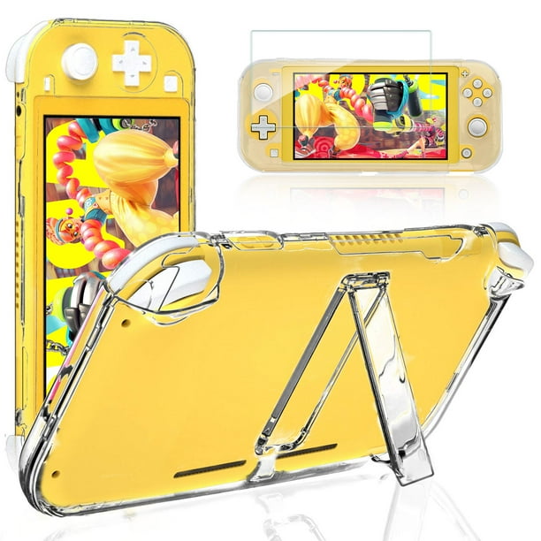 Clear Case For Nintendo Switch Lite With Kickstand Eeekit Protective Hard Case For Nintendo Switch Lite 19 Nintendo Switch Lite Accessories Upgrade Kit Included 2xscreen Protector For Lite Walmart Com Walmart Com