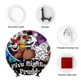 thumbnail image 5 of Lsque Five Nights At Freddy'S Pattern Ceramic Decorative Plate Decorative Plates with Display Stand Personalized Porcelain Plate Ceramic Ornaments for Wall Hanging Decoration-8in, 5 of 6