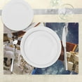 thumbnail image 3 of Ambesonne Nebula Place Mats Set of 4, Space Station Planet, Standard Size, Multicolor, 3 of 6