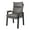 Gray, variant on Classic Leather Reception Chair with Padded Armrests and Metal Frame,Executive Guest Chair for Office,Accent Armchair Sofa Chairs with High Back