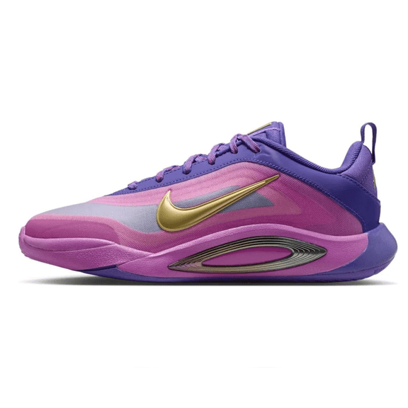 NIKE Kids A'One Fierce Purple Basketball Shoes HF7001-500 Size 7Y