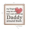 thumbnail image 2 of Signe En Bois Encadré Pour Papa, 2 of 3