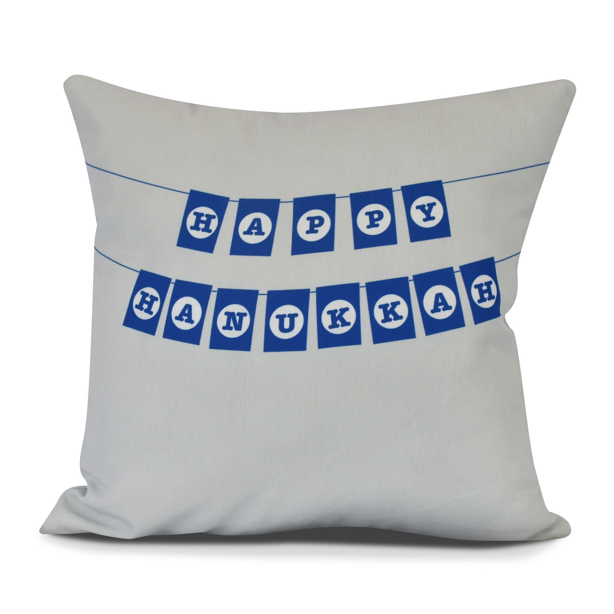 Banner Day, Word Print Pillow