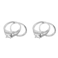 thumbnail image 1 of (2-Pack) 2025 Couple Rings Classic Gold-Plated Vintage Rings for Men Ring inlaid Zircon Jewelry Rings Adjustable, 1 of 8