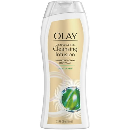 - Olay Cleansing Infusion Hydrating Body Wash with Deep Sea Kelp, 22 oz