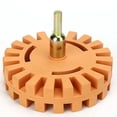 thumbnail image 4 of 4in Rubber Eraser Wheel Sticker Film Glue Remover Pneumatic Decal Paint Cleaner Disc 25mm Diameter, 4 of 14