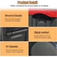 thumbnail image 3 of Car Trunk Organizer, Foldable Plastic Cargo Storage Box with Lid, Large Car Tool Container with Handles, Universal Automotive Organization Accessories for Camping, Groceries (Black), 3 of 4